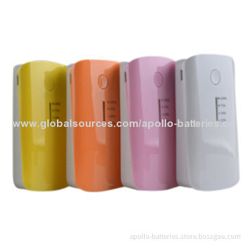 4,400/6,000mAh Promotional power bank for mobile phone, Compliant with RoHS Directive